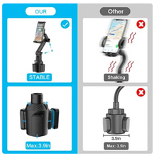 Load image into Gallery viewer, Spjaldtölvu/síma haldari fyrir kaffibollahaldara bíla