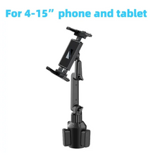 Load image into Gallery viewer, Spjaldtölvu/síma haldari fyrir kaffibollahaldara bíla