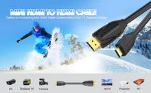 Load image into Gallery viewer, HDMI míní snúra