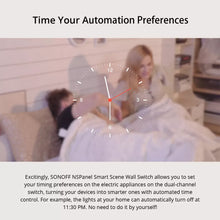 Load image into Gallery viewer, NSPanel stjórnborð með 2 rofum