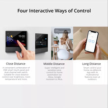 Load image into Gallery viewer, NSPanel stjórnborð með 2 rofum