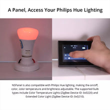 Load image into Gallery viewer, NSPanel stjórnborð með 2 rofum