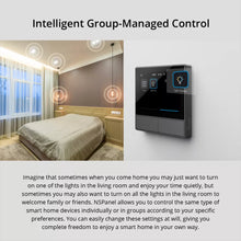 Load image into Gallery viewer, NSPanel stjórnborð með 2 rofum