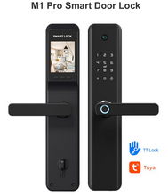 Load image into Gallery viewer, M1 pro, wifi, Tuya útidyralæsing með myndavél og dyrabjöllu