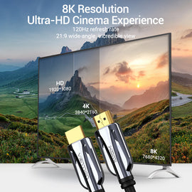 HDMI 2.1 snúra, málm