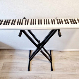 88 lykla ferða-piano með MIDI, ásláttarskynjara, ljósi í lyklum til að læra