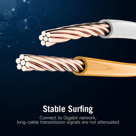 Net snúra, flöt, CAT6 UTP