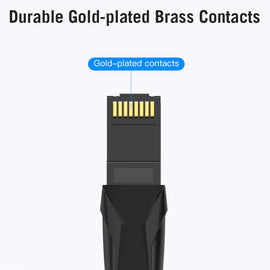 Net snúra, flöt, CAT6 UTP