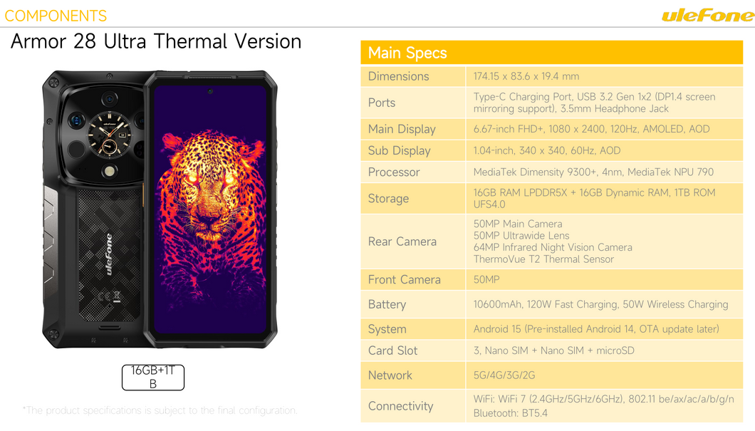 Armor 28 Ultra Thermal Version