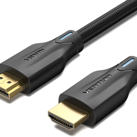 HDMI snúra, fléttaður bómull, 8K