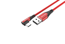 Hleðslusnúra, USB-C 90°beyja í USB