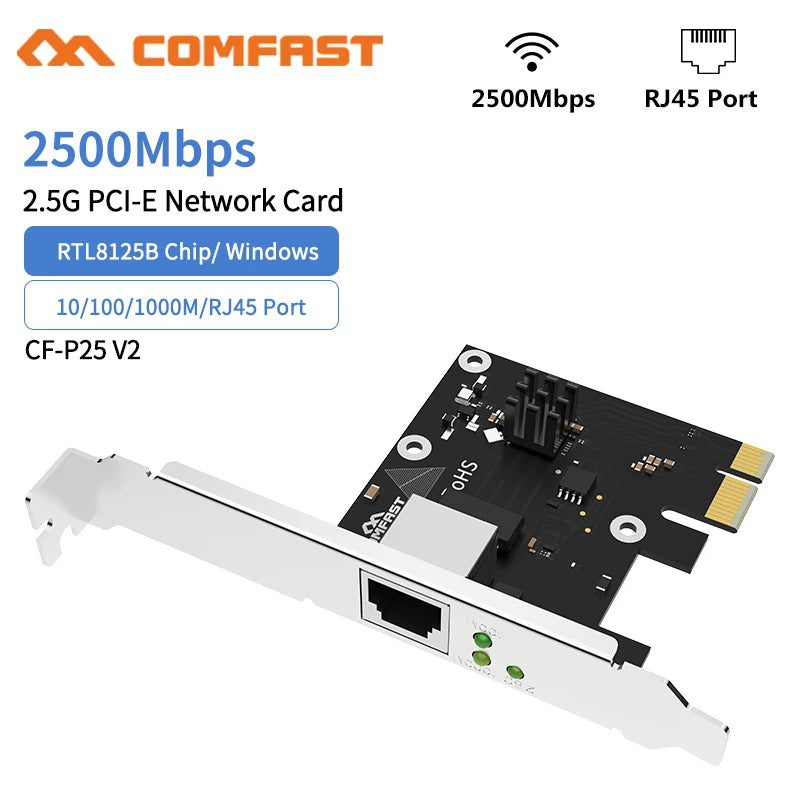2500Gbps PCI-E kort