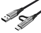 USB A kall í Micro-B og USB-C